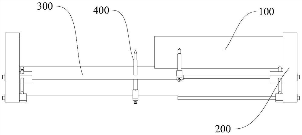 Penetrating and supporting positioning device