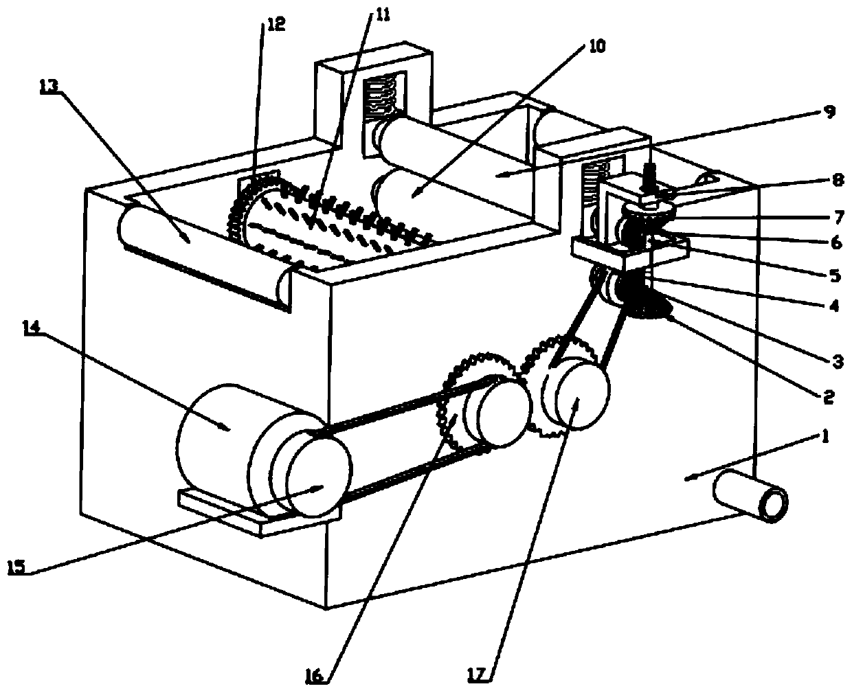 Energy-saving cleaning device for fire hose