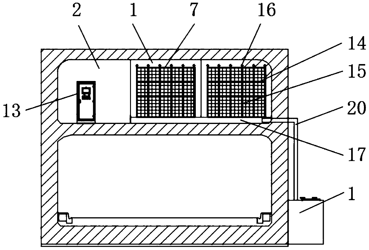 Tunnel top flue mounting type air purification system