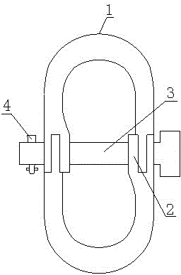 Rotary two-way shackle