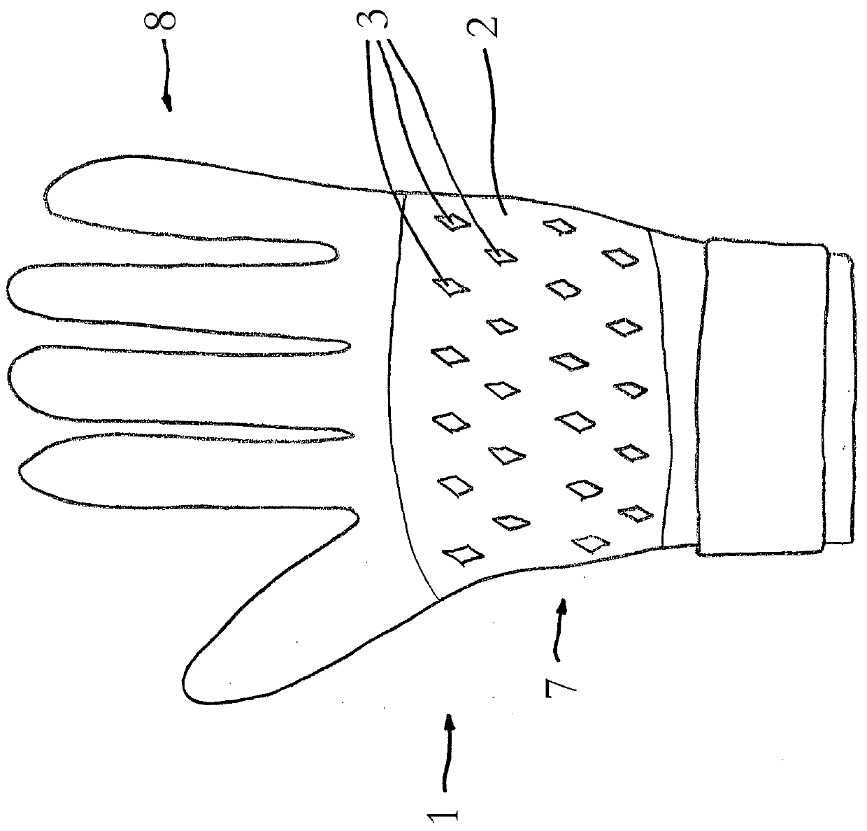 Method for producing a sports glove, particularly a goalkeeper's glove