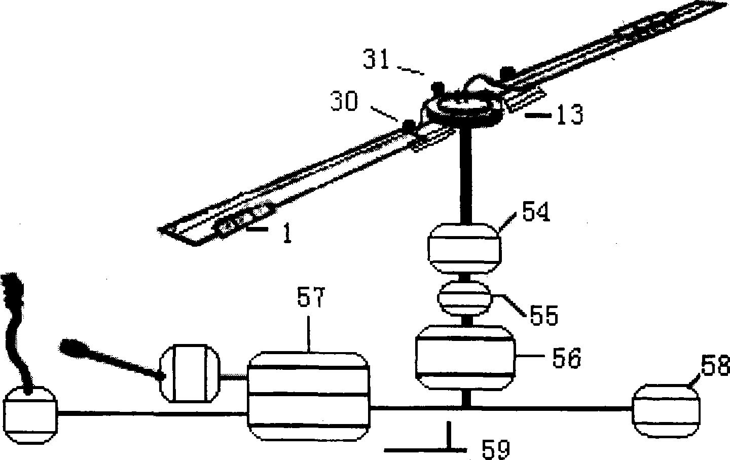 Helicopter rotor operation method and system