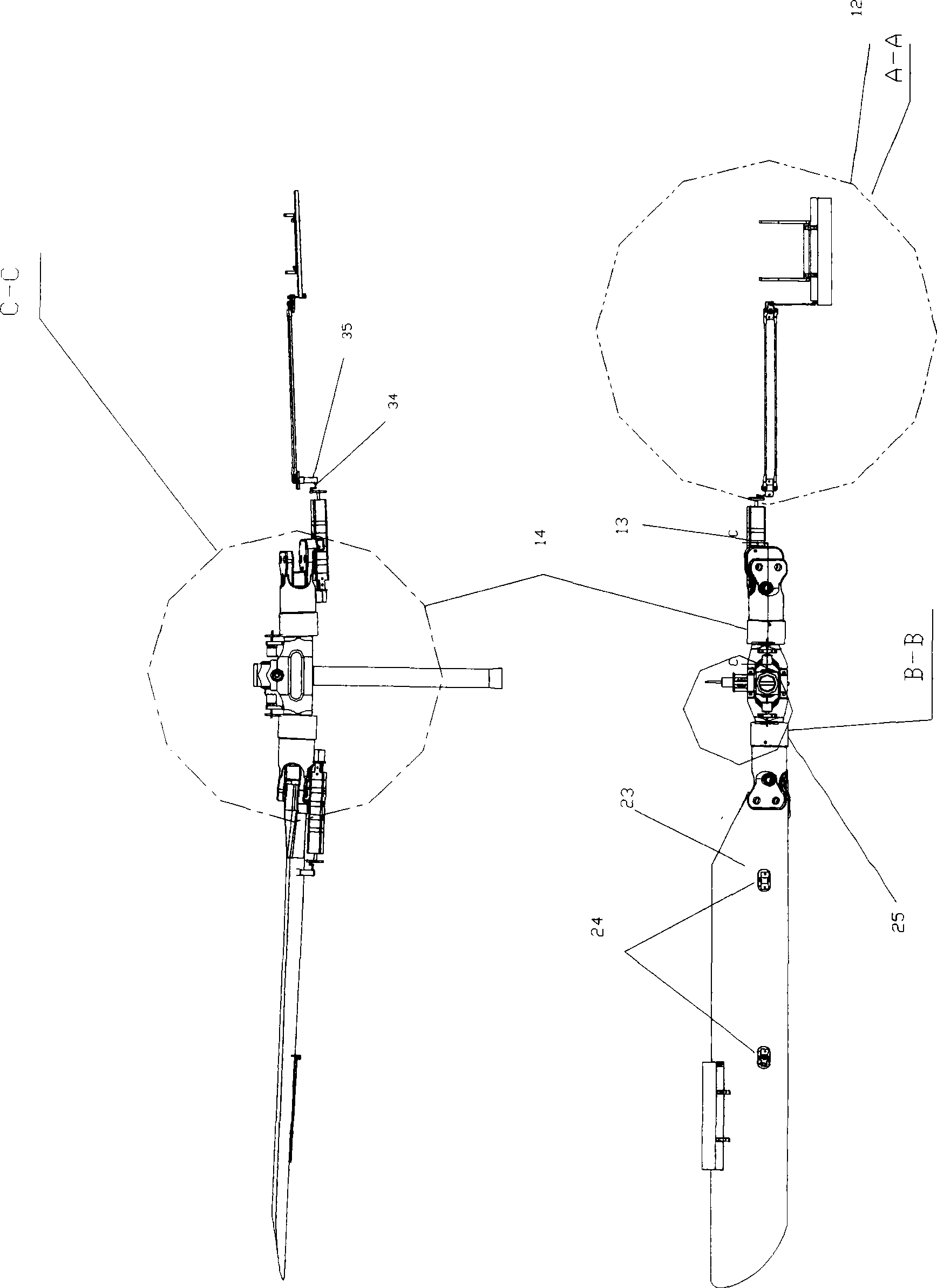 Helicopter rotor operation method and system