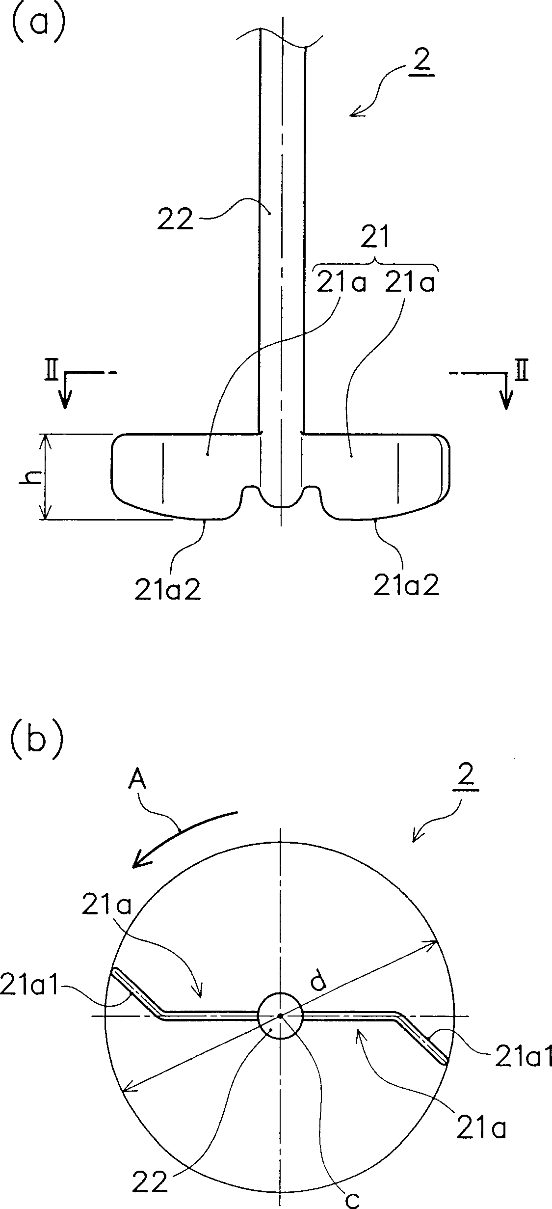 Stirring impeller and apparatus therewith and method therefor