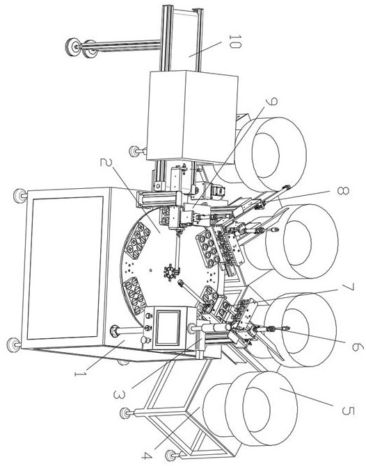 Insulating rubber head and gasket assembling system for LED lighting device