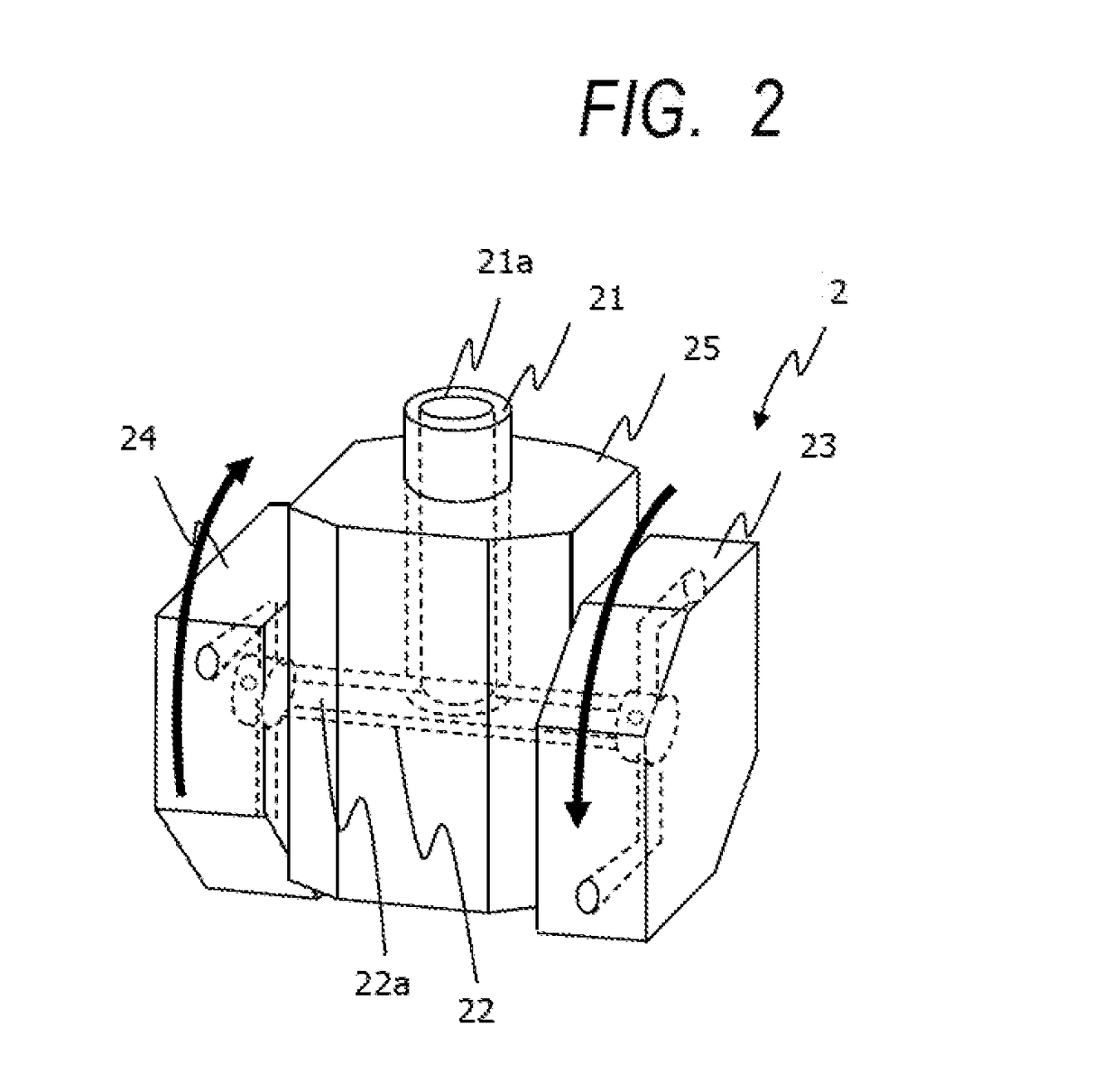 Washing nozzle for machine tool and machine tool therein