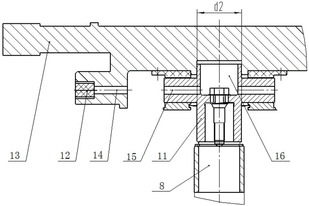 Deep mine submersible pump capable of balancing shaft head force of static rotor