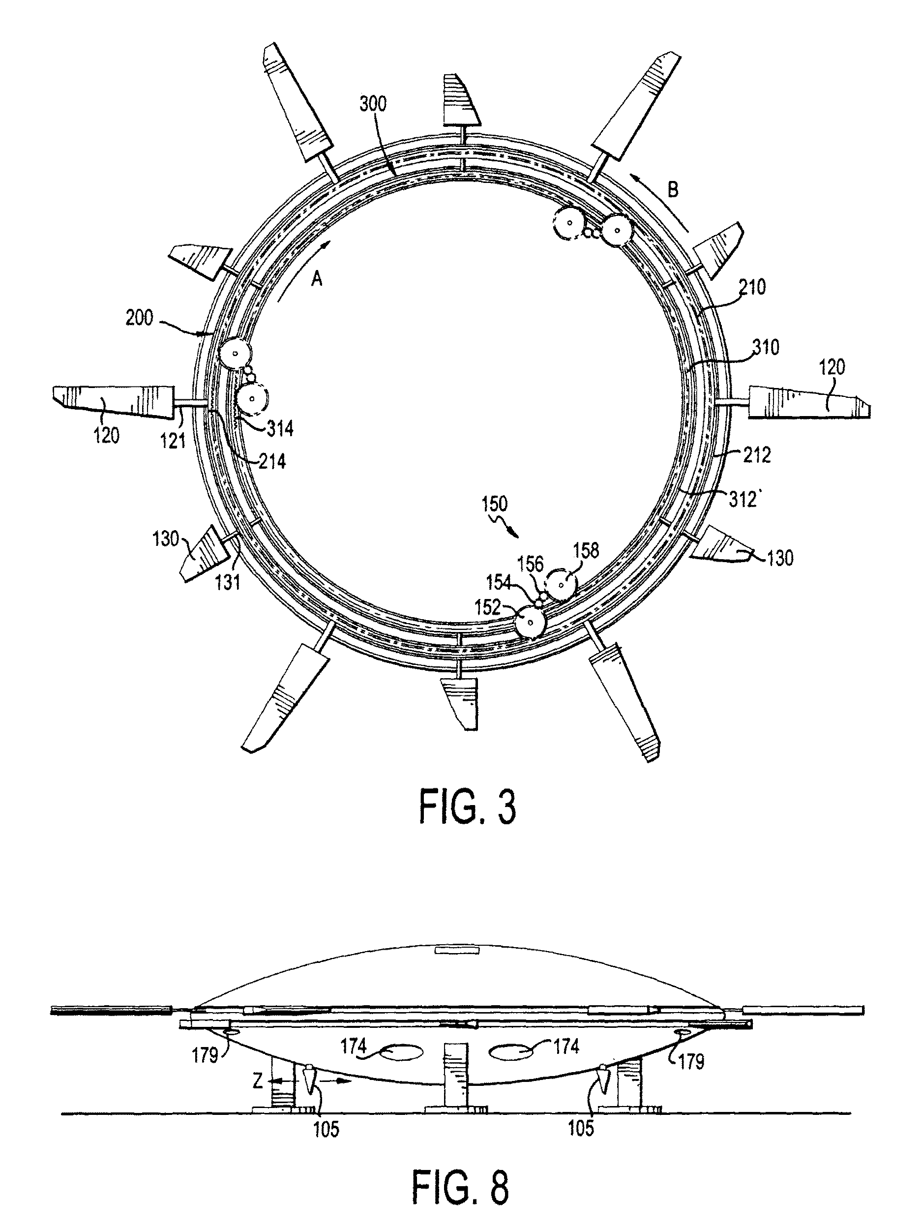 Aircraft having circular body and blades