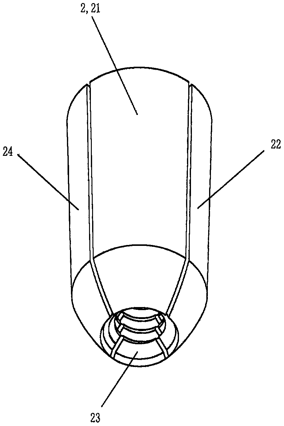 Screw-free nut