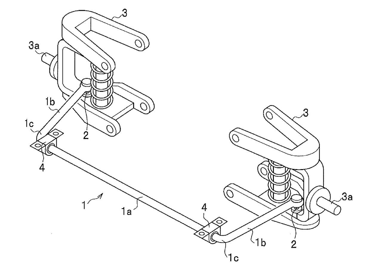 Method for producing hollow stabilizer