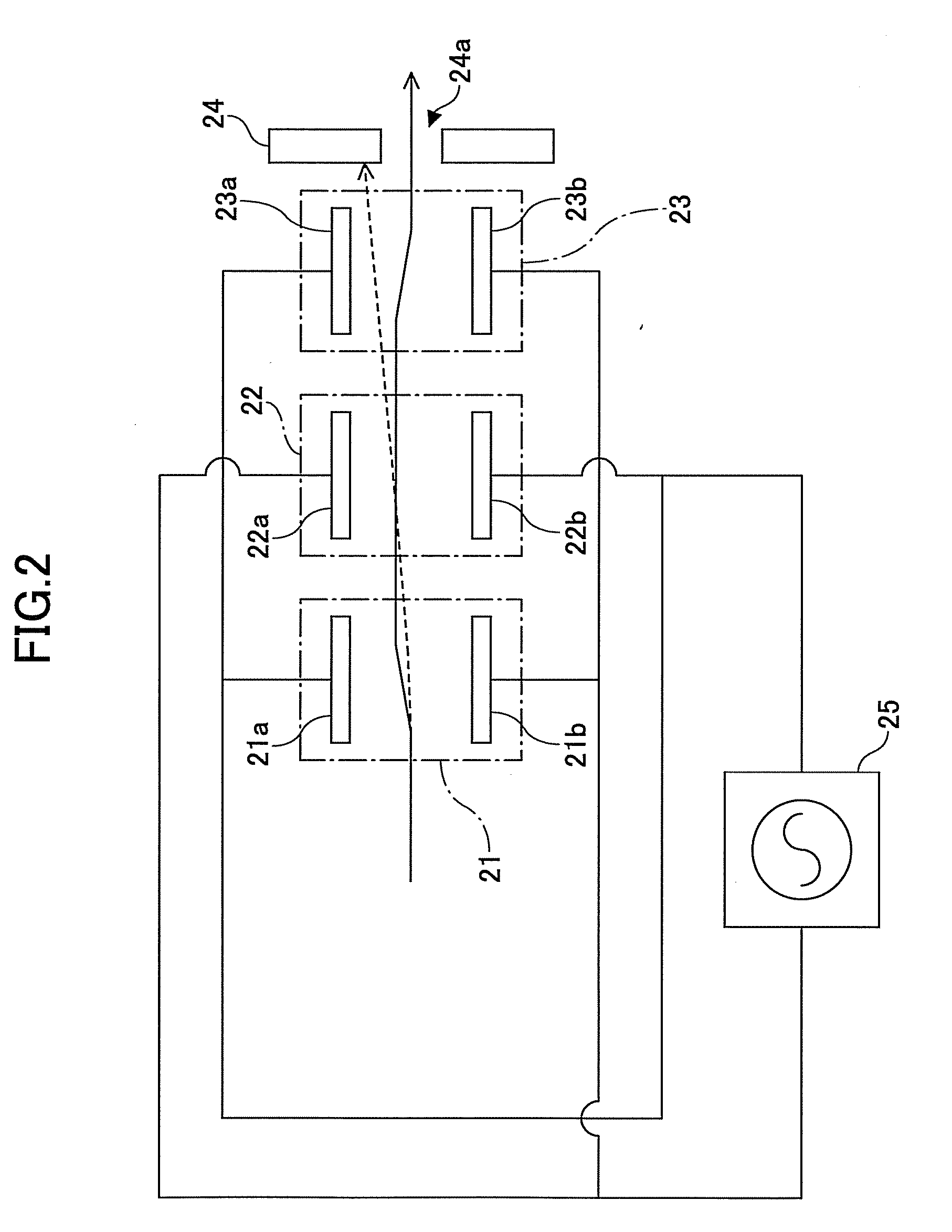 Charged particle separation apparatus and charged particle bombardment apparatus