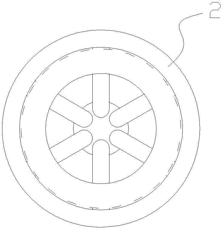 Vertically and horizontally combined gas pressure spring