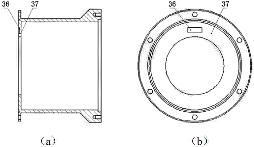 Integrated Dewar applied to linear pulse tube refrigerator and method for manufacturing integrated Dewar