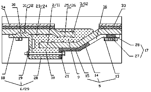 Nodular cast iron composite tube lined with epoxy ceramic and manufacturing method thereof