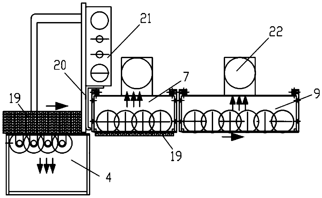 Split type corrugated board adsorption paper feeder