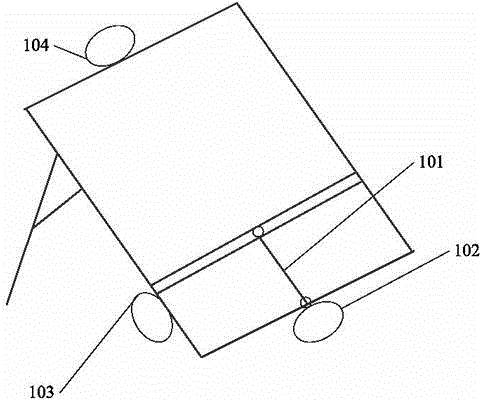 Integrated automatic cleaning device for solar cell panel