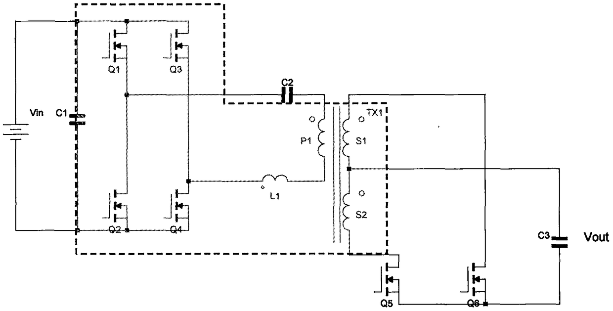 Magnetic integration device for planar transformer and inductor