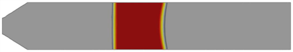 Preparation method of bismuth telluride crystal based on numerical simulation