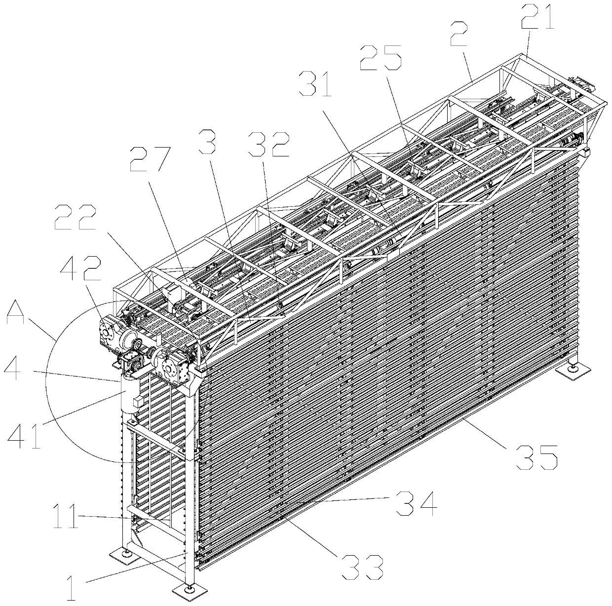 Full automatic leavening tower