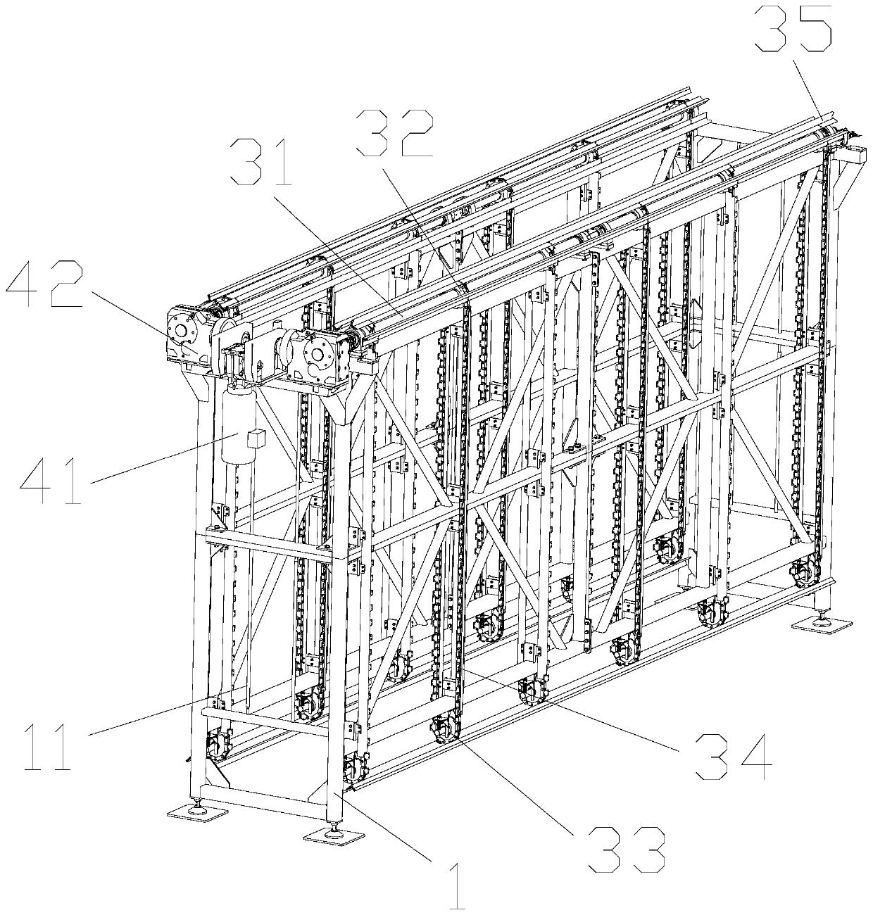 Full automatic leavening tower