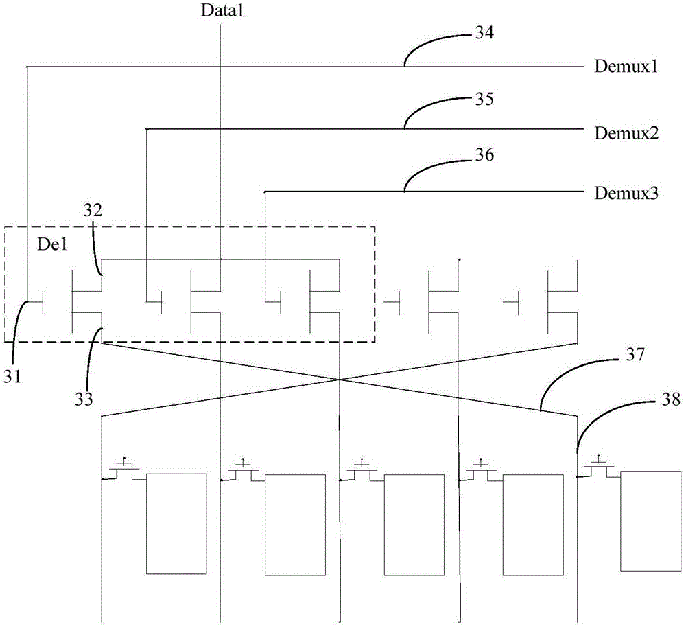 Display panel and multiplexing drive circuit for driving display panel