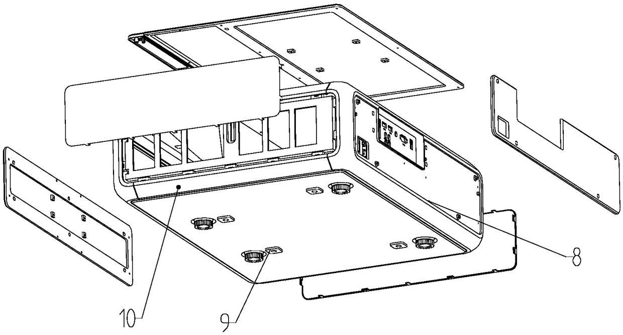 Laser projector shell