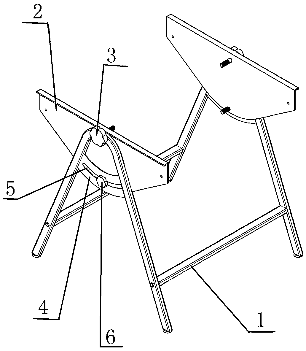 Vertical wind direction adjusting bracket