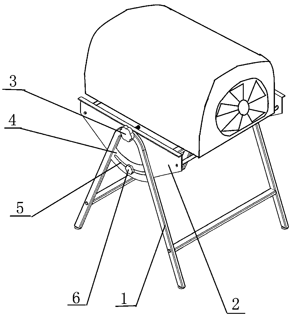 Vertical wind direction adjusting bracket