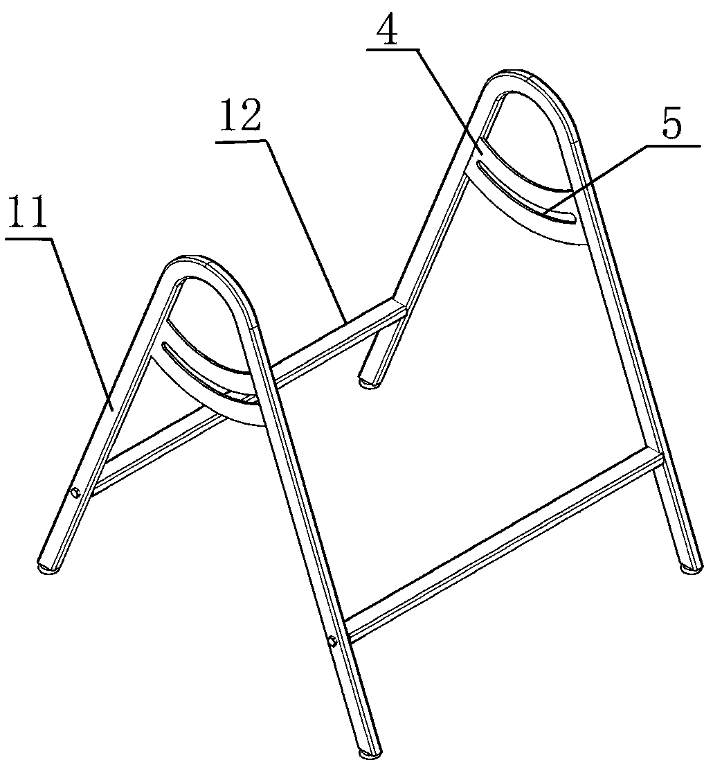 Vertical wind direction adjusting bracket