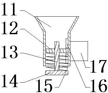 Mine-based quarrying dust cleaning device