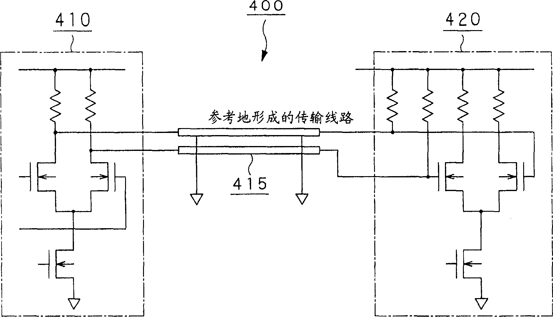 Signal transmission system, and signal transmission line