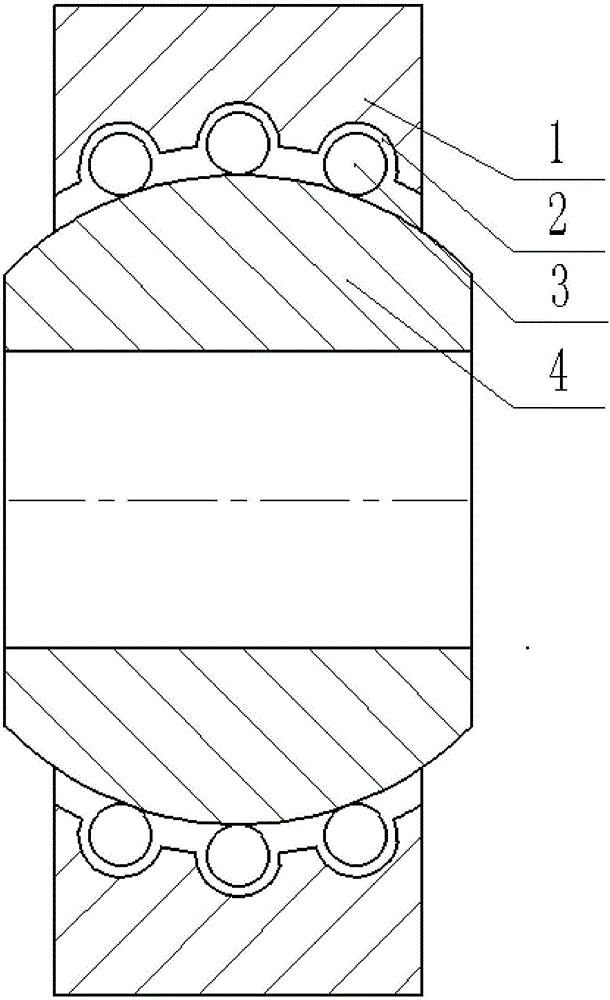 Rolling knuckle bearing