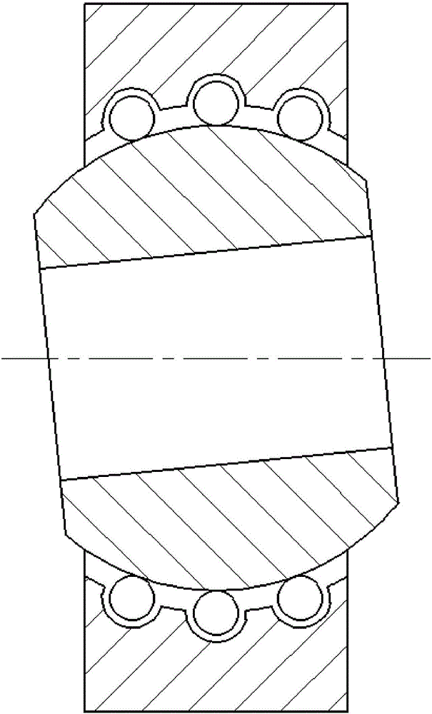 Rolling knuckle bearing