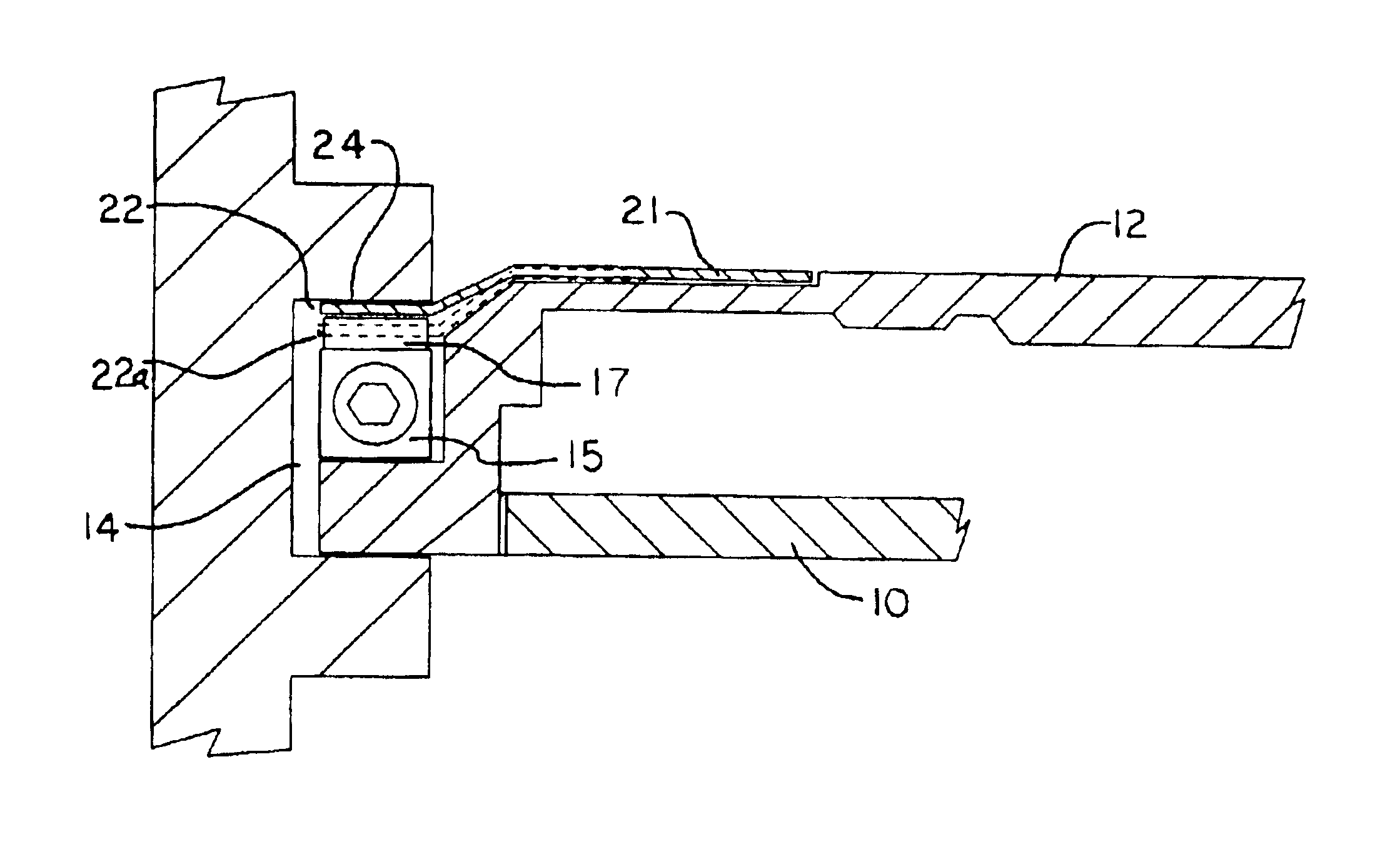 Supplemental heat conduction path for card to chassis heat dissipation