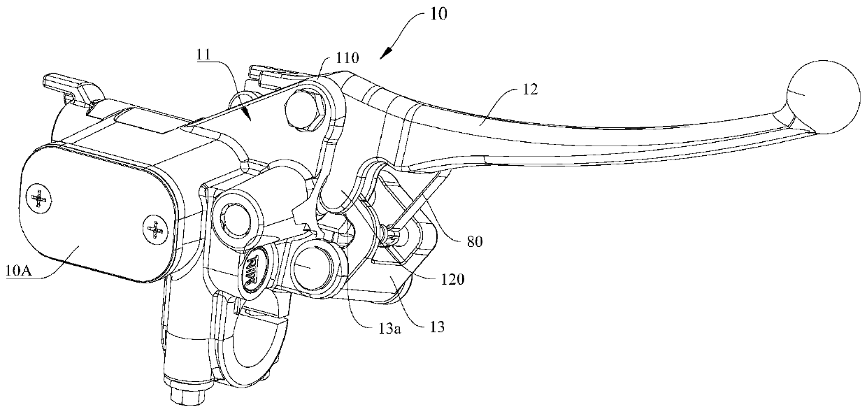 Brake main pump assembly and two-wheeled vehicle