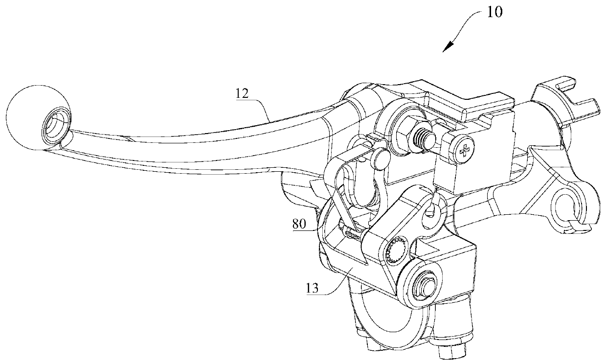 Brake main pump assembly and two-wheeled vehicle