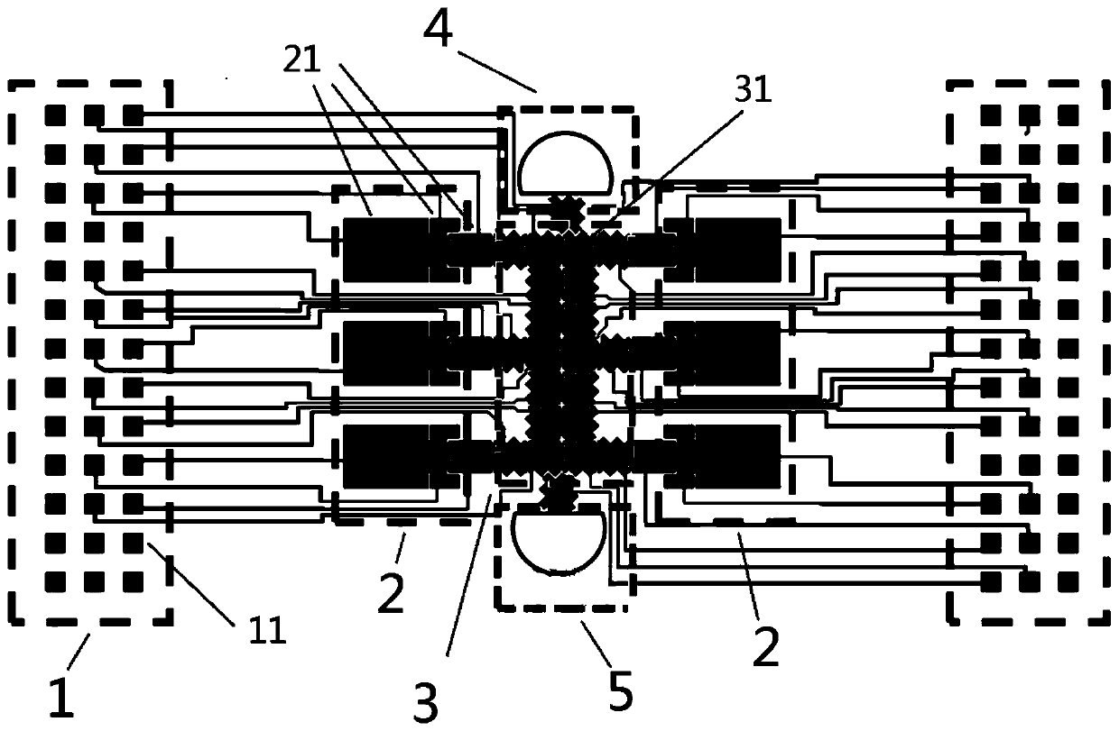 Disposable paper-based digital microfluidic detection chip and detection method thereof