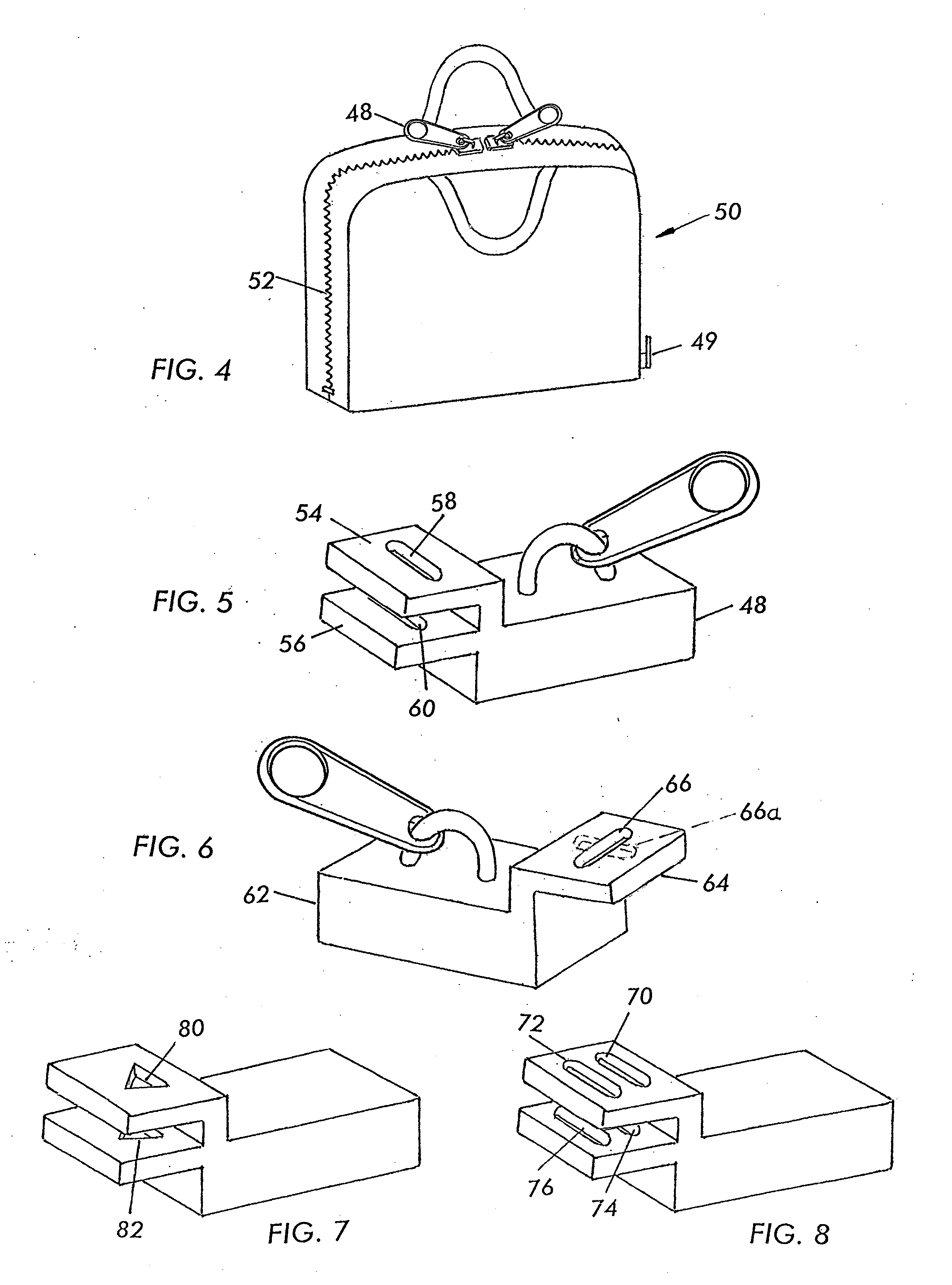 Bag zipper lockable with tethered cable lock