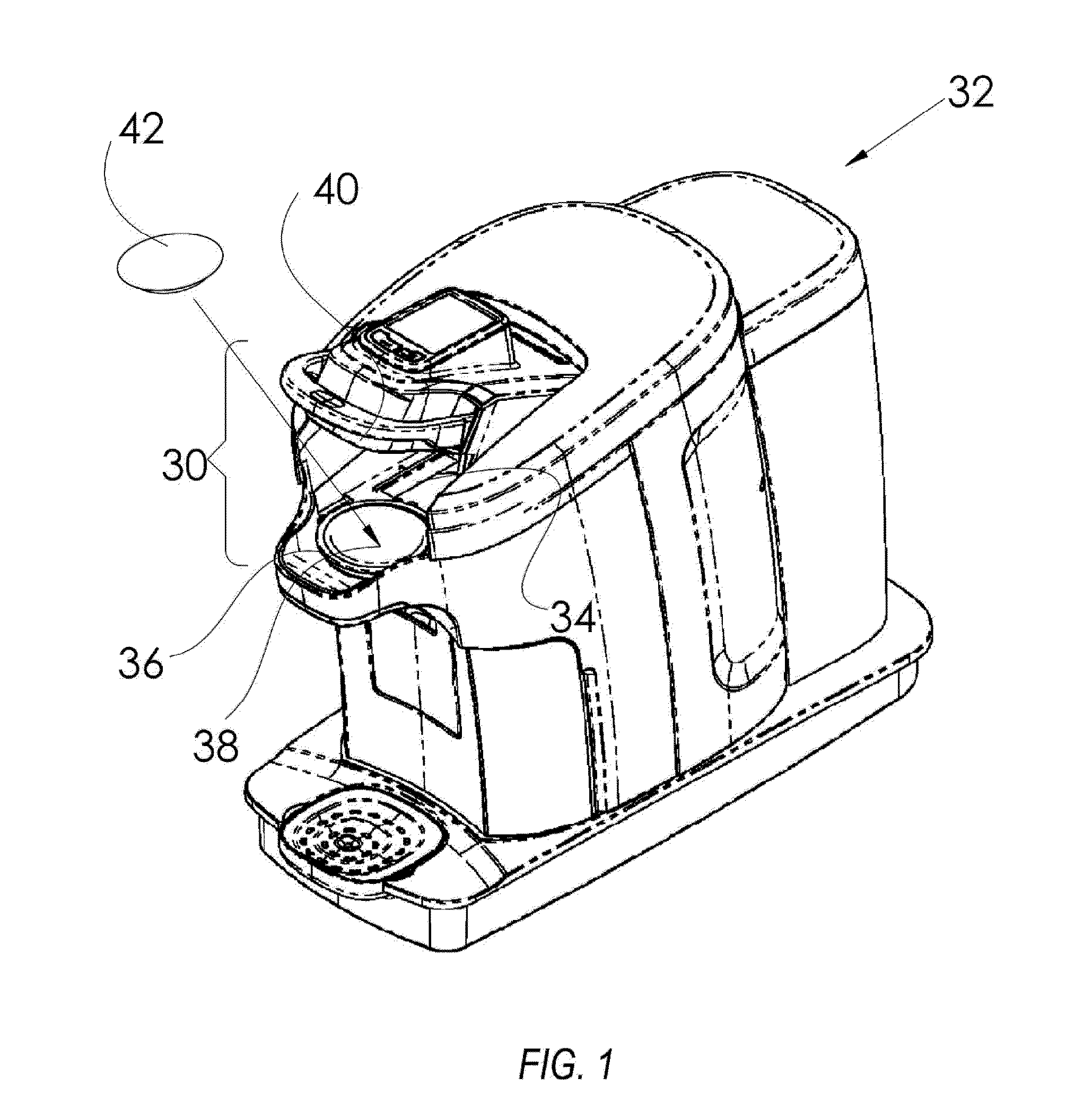 Apparatus, system and method of removing a single serve beverage pod or capsule from a brewer or beverage dispensing machine