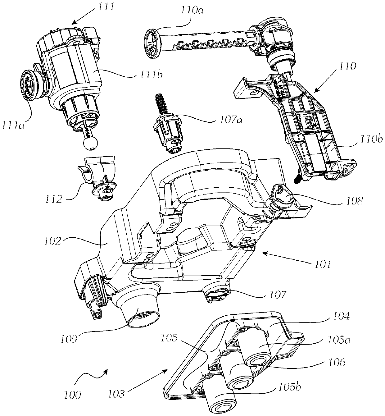 Motor vehicle sensor system assembly module