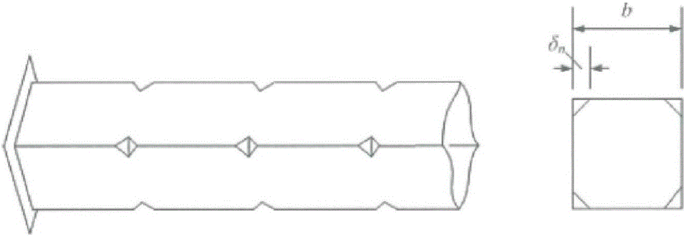 Determination method and device of deformation guide mechanism of front longitudinal beam of electric automobile