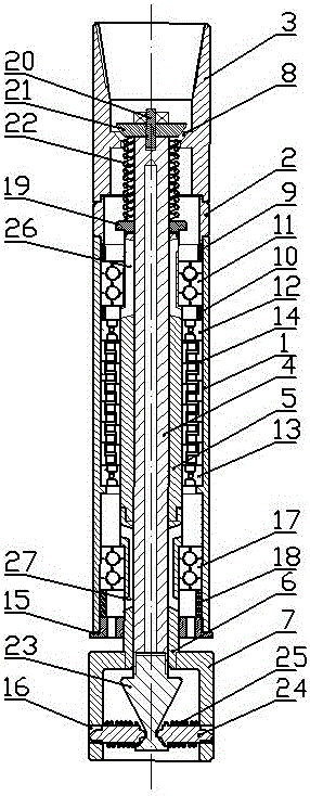 Hydraulic cutting device for deep sea cutting sleeve