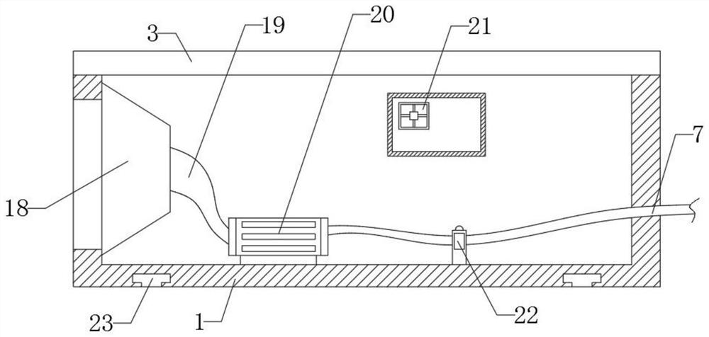 Intelligent wind-water linkage spraying and dust-falling device for mining