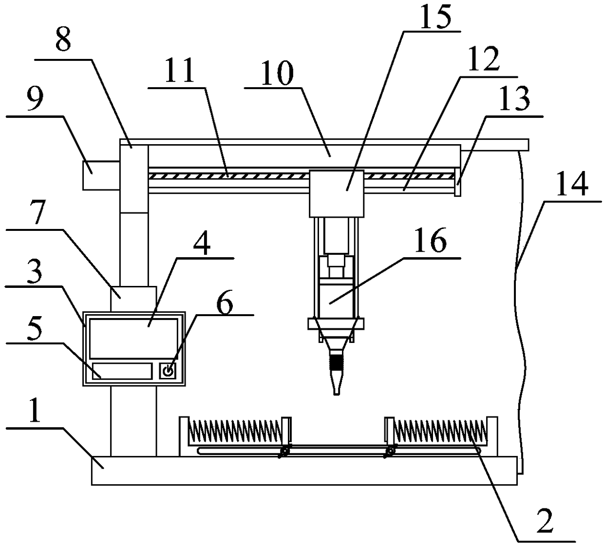 Multifunctional automatic lubricating grease coating tool