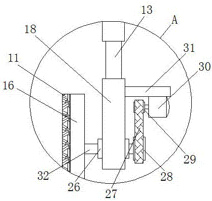 Automobile part polishing device for finished automobile manufacturing