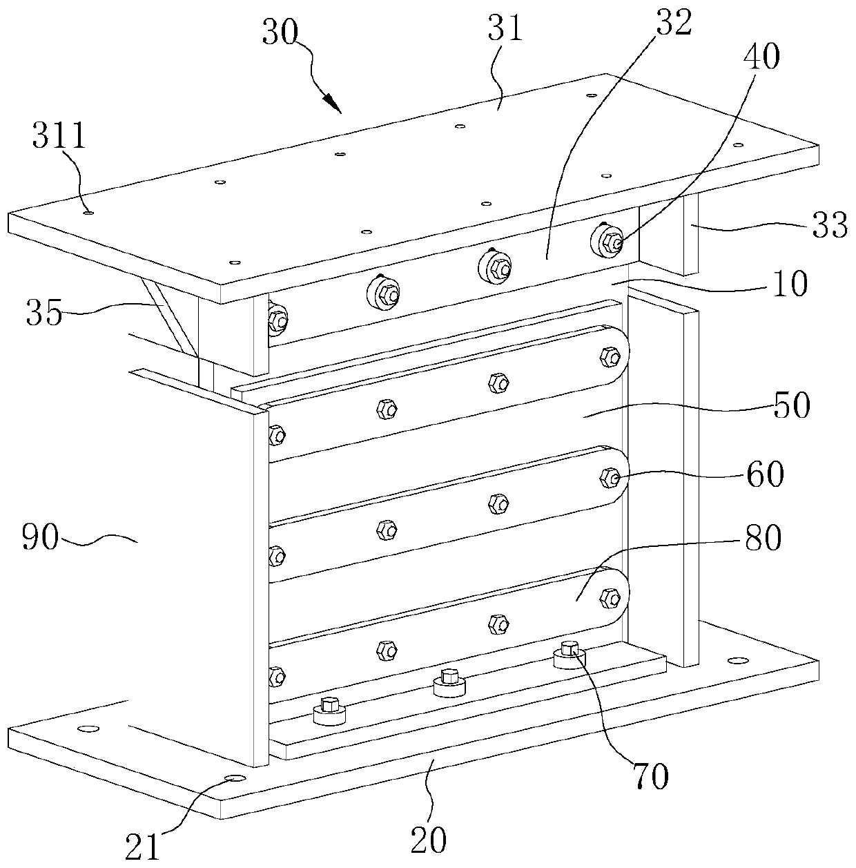 Shear type metal damper