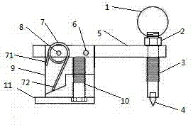 Fixed in-vehicle emergency escape device