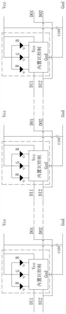 High-reliability plug-in type light-emitting diode with built-in driving IC