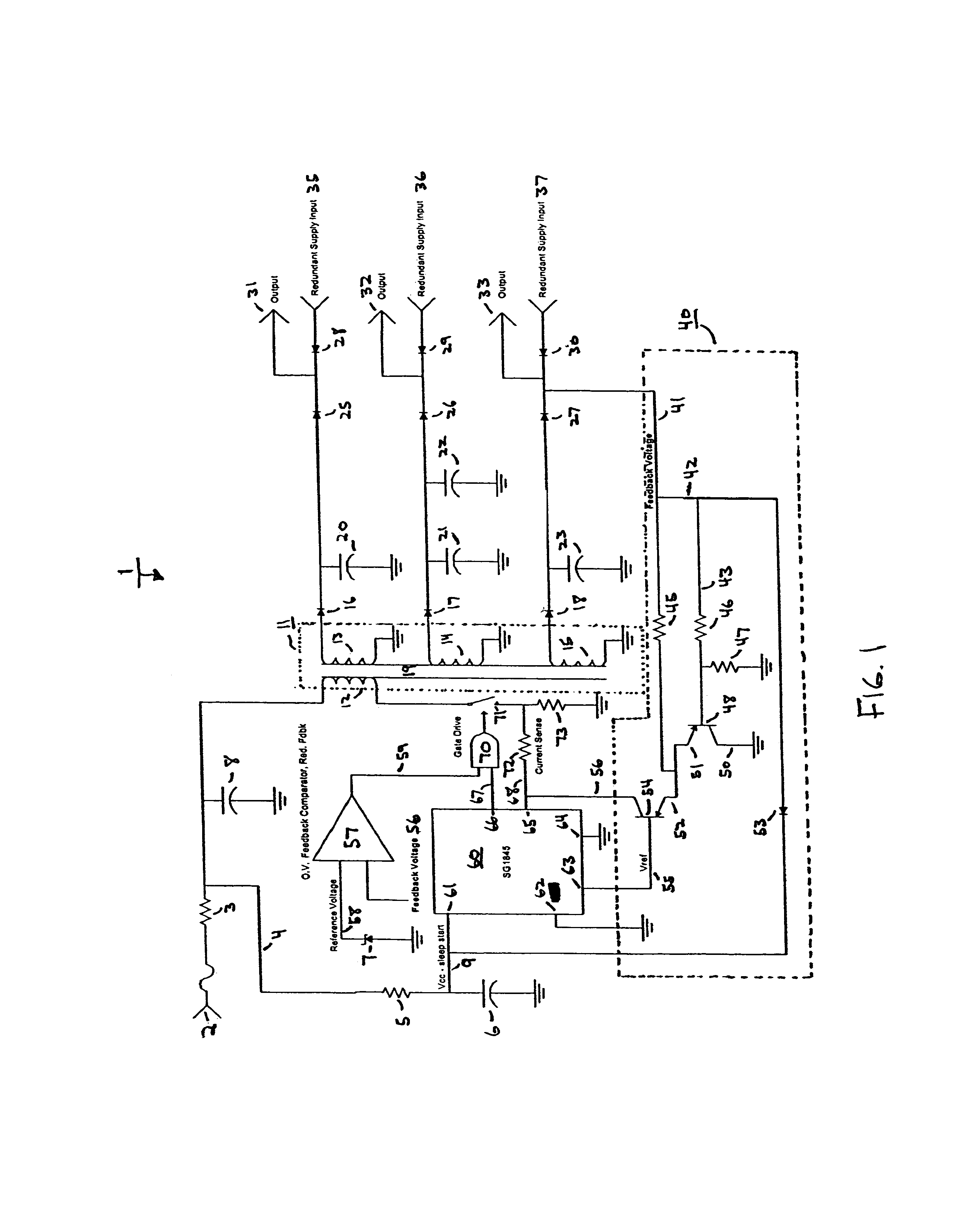 Dual-mode converter with linear and comparative feedback modes