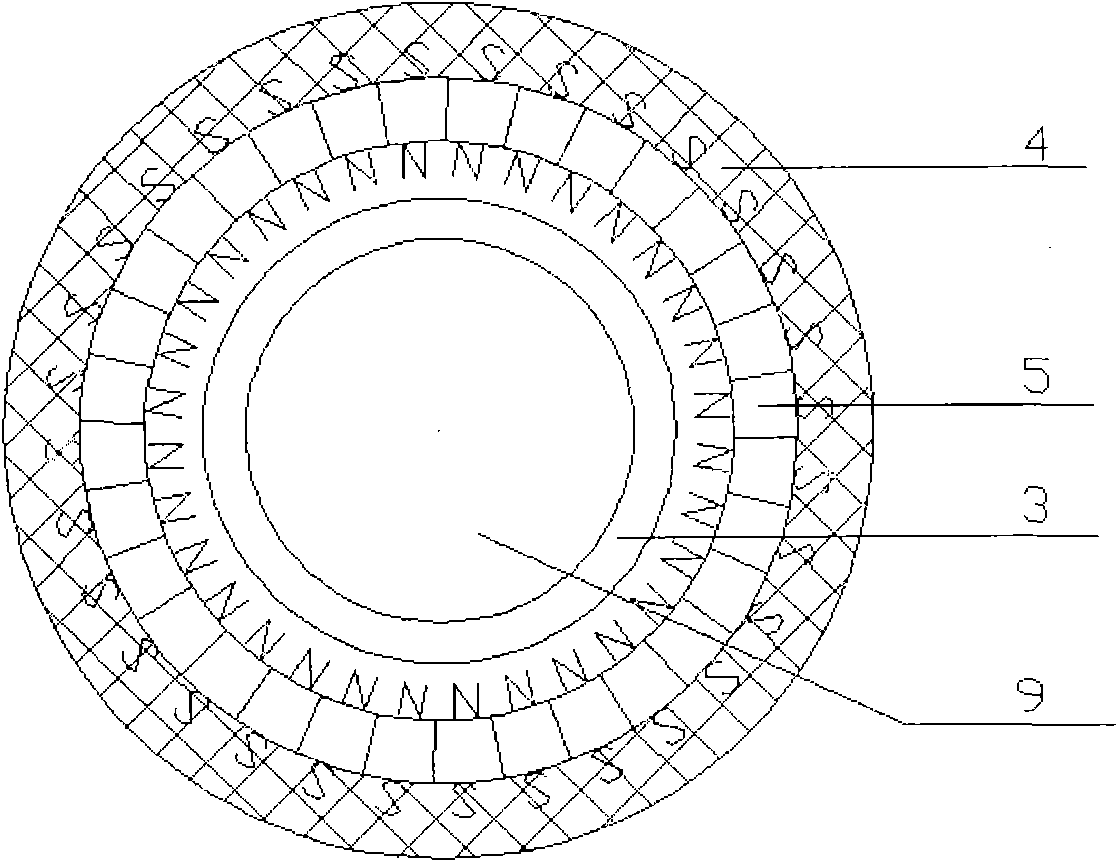 Device for preventing conductor from dancing and producing damage to iron tower